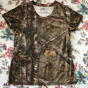 Magellan short sleeve camo shirt